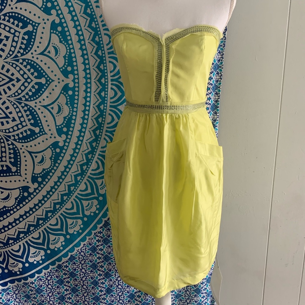 Bright Rebecca Taylor Strapless Dress